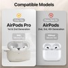 MAGEASY Designed for AirPods Pro 2 Case - Shockproof Protective
