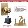 CIEMGNZOC 6PCS No Drill Curtain Rod Brackets, Self-Adhesive Curtain Rods