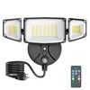 iMaihom Dusk to Dawn Outdoor Lighting, Plug in Flood Light,