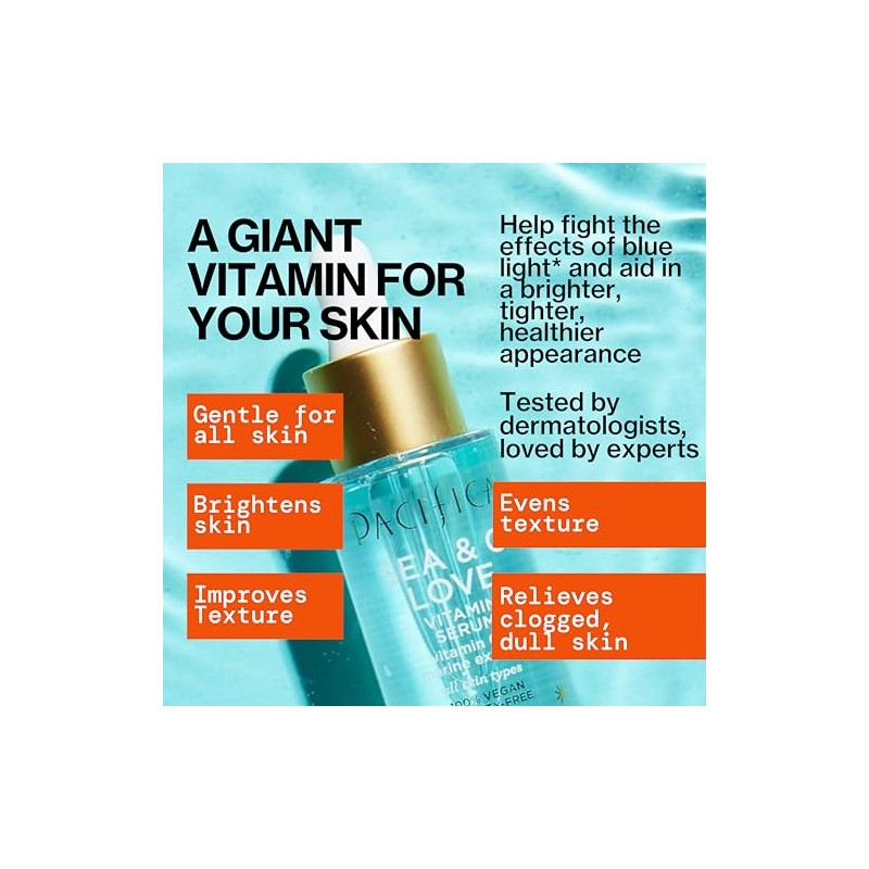 Pacifica Sea & c love vitamin serum, 1 Fl Ounce