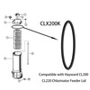 CLX200K Pool and Spa O-Ring Replacement for Hayward Pool Chlorinator