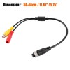 X AUTOHAUX Car RCA Cable 33.5 cm Audio Video Cable
