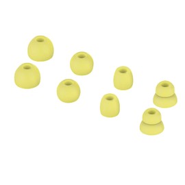 8pcs Eartips Earbuds Eargels Replacement for Beats Powerbeats Pro, BeatsX, Urbeats, Flex Wireless Earphones(Yellow)