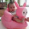 Inflatable Baby Chair Built in Air Pump Soft Cartoon Rabbit