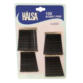 Halsa Bobby Pins, 100, Black