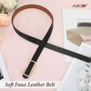 SUOSDEY Women Reversible Leather Belts for Jeans Pants Dresses Ladies
