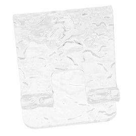 CHILDWEET Transparent Acrylic Phone Display Stand with Ergonomic Incline Stable Desktop Cell Phone Holder and Album Frame Rack for Office Bedroom and Nightstand Use