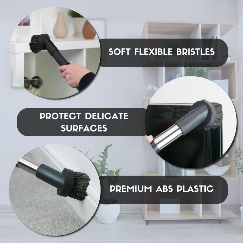 Genuine Henry Dusting Brush Head Soft Round Attachment 32mm 601144