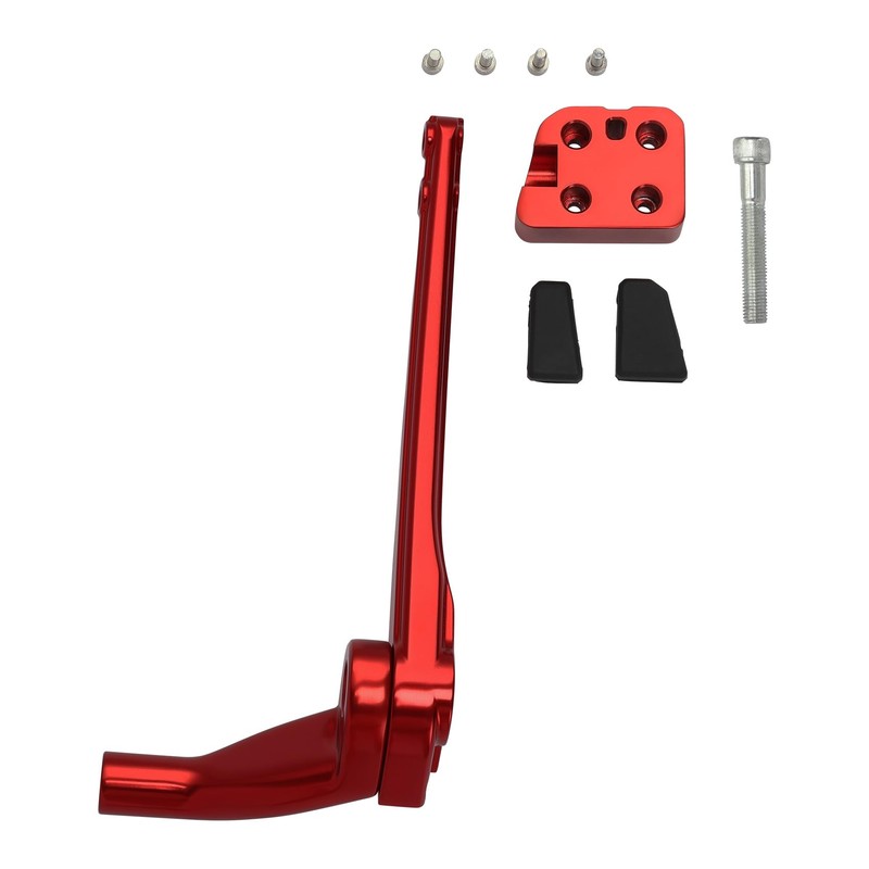 XFMT Red Brake Lever Peg Pedal Fit For Harley Softail