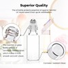 96 Pack Essential Oil Roller Bottles 5ml Clear Glass Roller