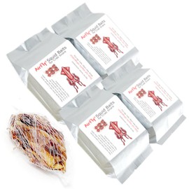 AirFly Real Dried Squid Bait for Crab Snares & Traps, Easy & Powerful Crab Trap Attractant, Ready-to-Use, No Refrigeration (4 Packs)