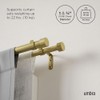 Umbra | Barra Doble para Cortinas Cappa, Dorado, Extensible 120-180