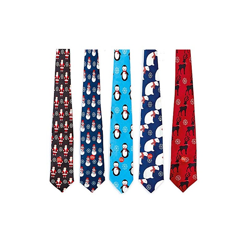 Premier 1 x Novelty Musical Christmas Tie for Adults Party