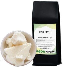 Oslove Organics Kokum Butter-Pure, Natural, Fresh, Thickener for Whipped Body Butters, Sunscreens, Soaps, Deodorants and Lotions | 1LB.
