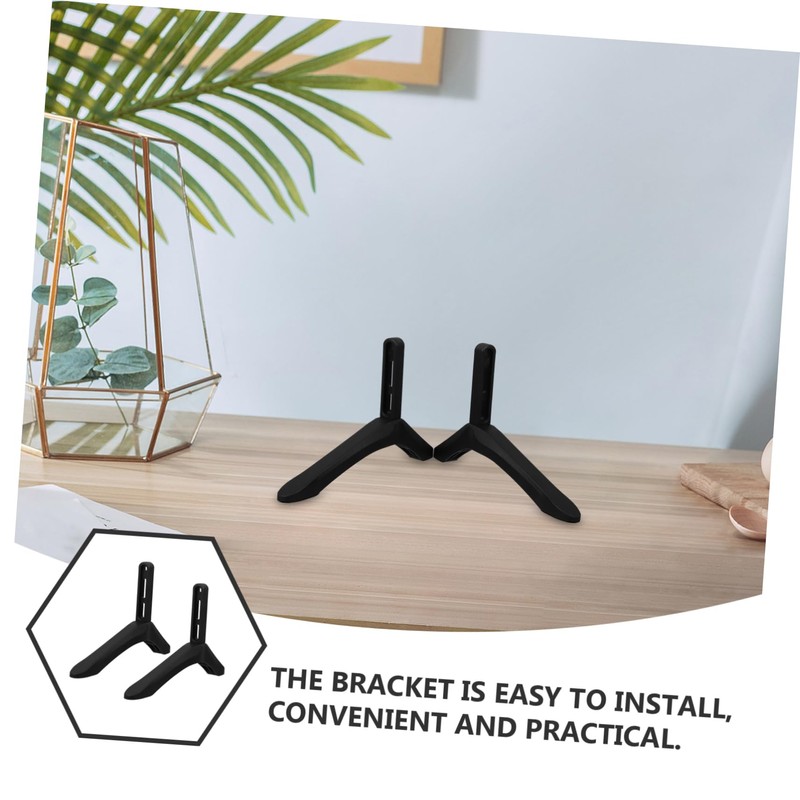 KONTONTY 1 Set Tv Stand Legs Replacement Base for LCD