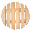Natural Bamboo Round Trivet 15 x 15 cm Heat Resistant