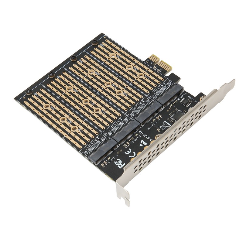 SATA NGFF to PCIe Adapter 4 Disk Position 10Gbps AHCI