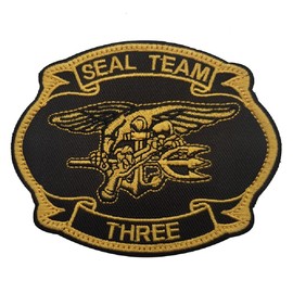 PHOENIX IKKI SEAL Team Seal Team Navy SEALs Special Forces US Navy Tactical Military Airsoft Fabric Embroidered Patch Patch Applique THREE
