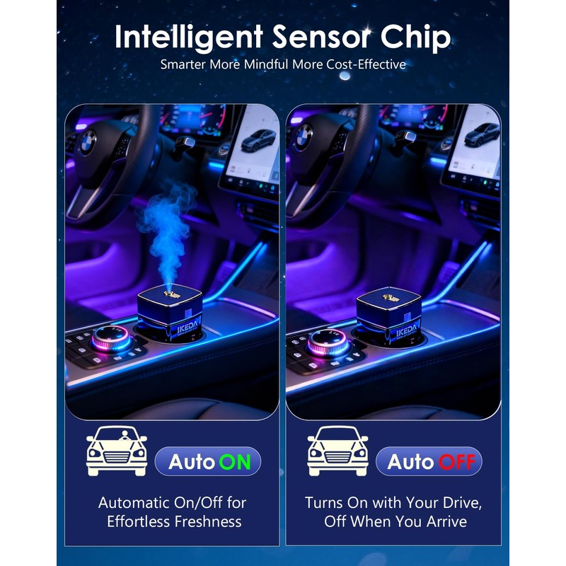 Smart Car Air Fresheners | Luxury Car Aroma Diffuser |