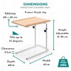 Divan Over Bed Table – Adjustable Height Tilting Overbed Table