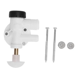RV Toilet Valve Kit 385314349 Rv Toilet Water Valve Replacement For VacuFlush Pedal Flush Toilet