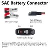 ecocstm 7.8FT SAE 16AWG Wire Harness with On/Off Switch, 12V