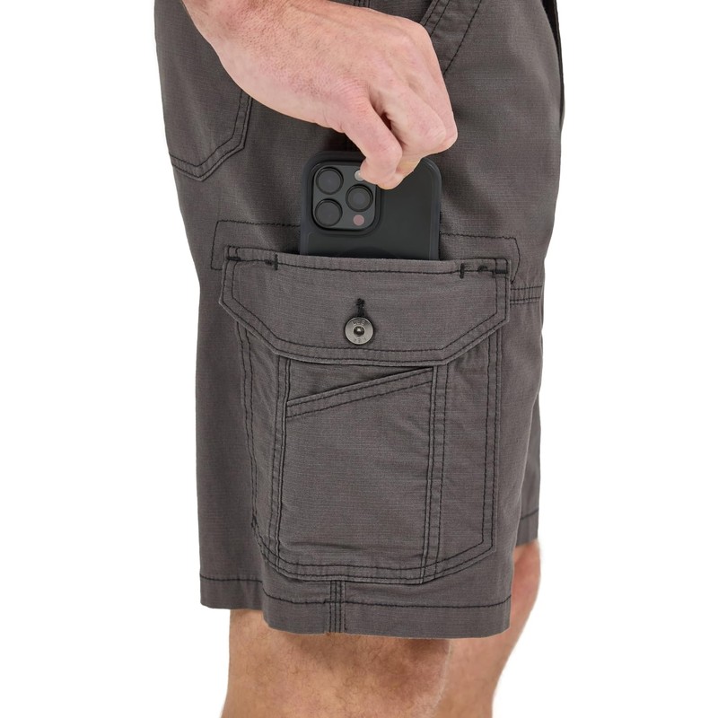 Lee Men's Extreme Motion Swope Cargo Short, Shadow, 42