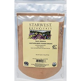 Hawthorn Berry Pwd Org - 4 Oz,(Starwest Botanicals)
