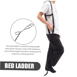IWOWHERO Elder Bed Ladder Seniors Pull up Strap Disabled Belt Bed Assist Strap High Grip