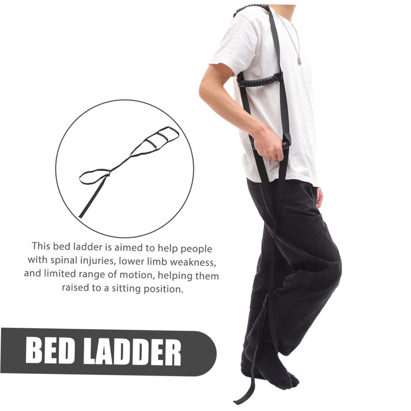 IWOWHERO Elder Bed Ladder Seniors Pull up Strap Disabled Belt