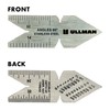 Ullman 60 Degree Center Gage Stainless Steel Lathe Thread Measuring