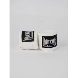 METAL BOXE Boxing Training Hand Wraps, White, 4 m
