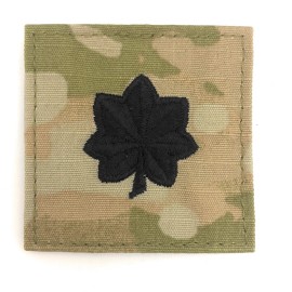 US Army OCP Rank 2x2 With Hook Fastener - O5 Lieutenant Colonel