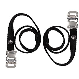cyclingcolors 2x bike pedal straps with chrome clamps cycling fixie road exercise lashing singlespeed