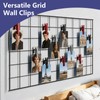UVKDEENK 12pcs Grid Wall Hooks Clips Gridwall Accessories Oil Painting