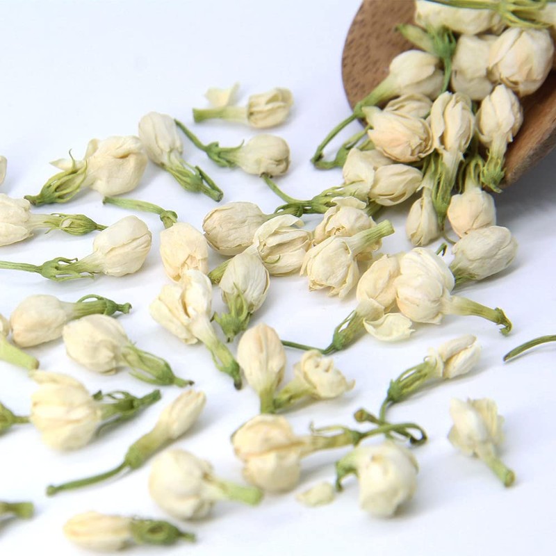 LWXLJMJZC-Jasmine Flower Tea -Dried Jasmine Flavor Tea -Herbal Blooming Tea