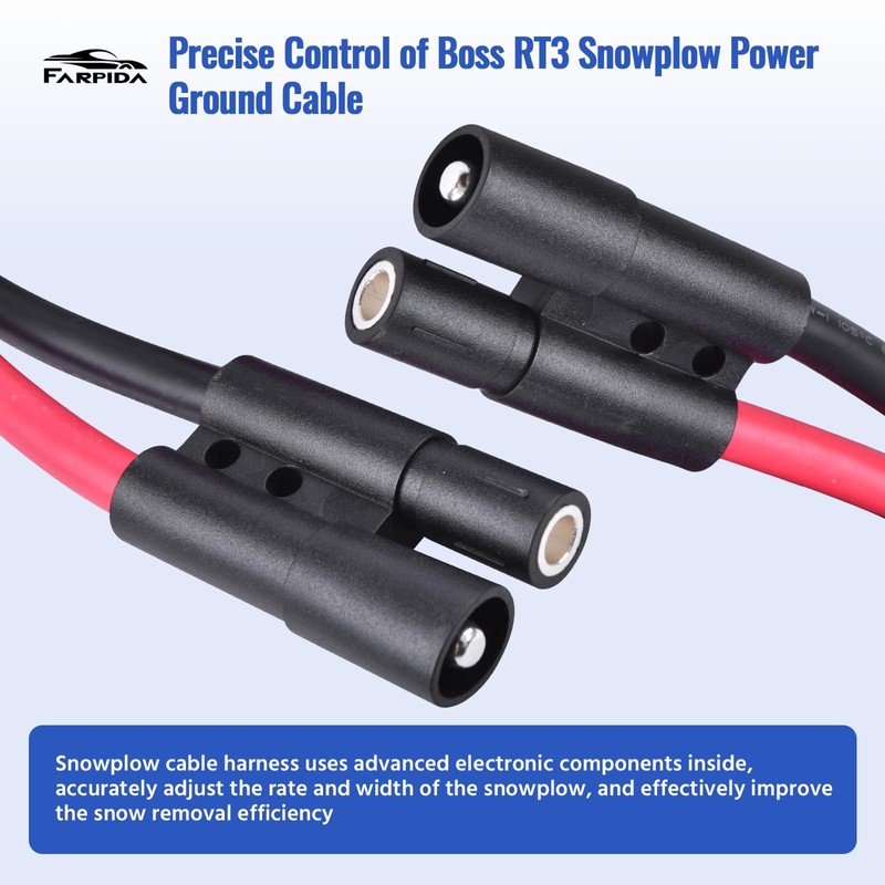 Farpida HYD01684 1304740 Truck Side Power Ground Cable 90" Fit