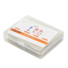 Nimomo Nougat Paper, Pack of 500 Edible Rice Paper, Wafer Paper, Handmade Candy Paper Sheets, Sticky Papi, Waffle Paper for Nougat, Caramel, Toffee