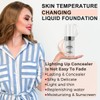 30ML Flawless Colour Changing Warm Skin Tone Foundation,Naturally Blends Moisturizing