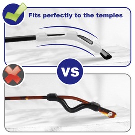 SMARTTOP Eyeglass Ear Grips Sleeve 8Pairs Upgrade anti-slip Silicone Eyeglasses Temple Tips Sleeve Retainer Glasses Ear hooks