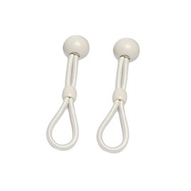 Bungee Tie Down,Outdoor Blinds Parts,Weather Resistance,for Exterior Roller Shades and Outdoor Roller Blinds,Original Length 4 Inch(Sand,2 pcs)