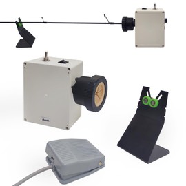 Aventik Fishing Rod Repair Kit,Rod Building Supplies Wrapping and Winding Machine for Rod Building & Epoxy Drying (Upgraded Version with Pedal)