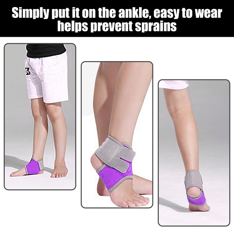 2 Pairs Kids Foot Protectors, Ankle Guards, Elastic Foot Guards,