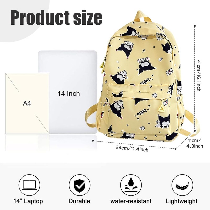 YCVBCY Cartoon School Bag, d, L