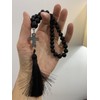 Genuine Black AgateOrthodox Christian Rosary Prayer Beads, Chotki, 10mm-33 beads