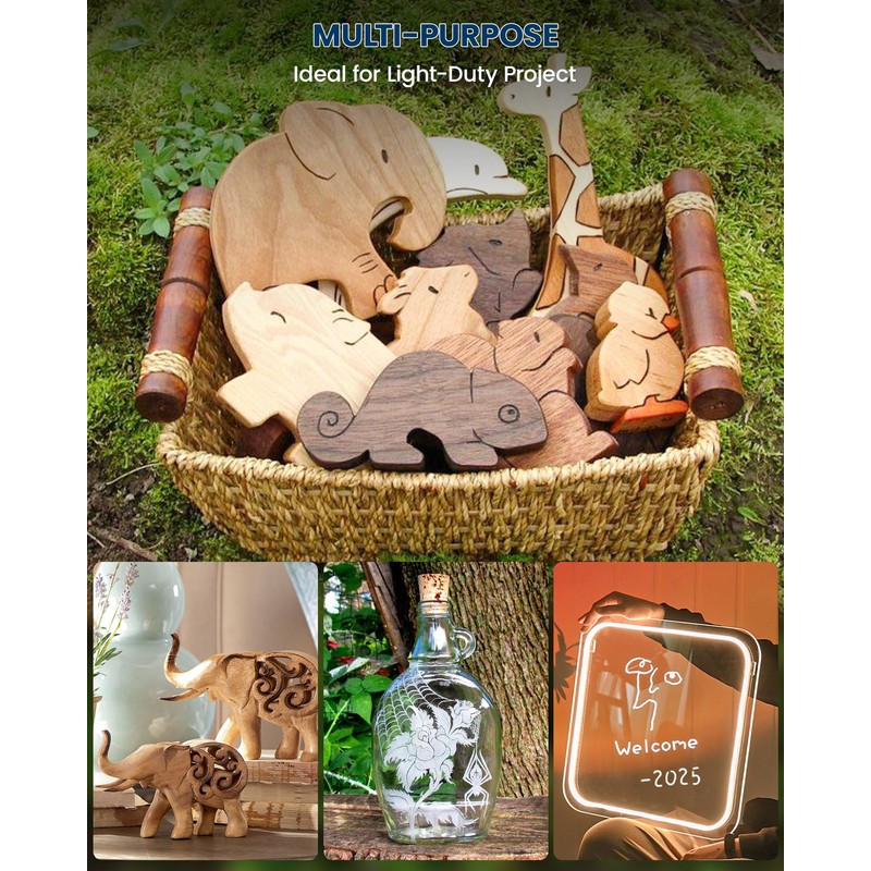 Navy Blue Cordless Rotary Tool, Rotary Tool Kit