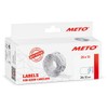 Meto Price Gun Labels (26×12 mm, Single-line, 6,000 Labels, White,