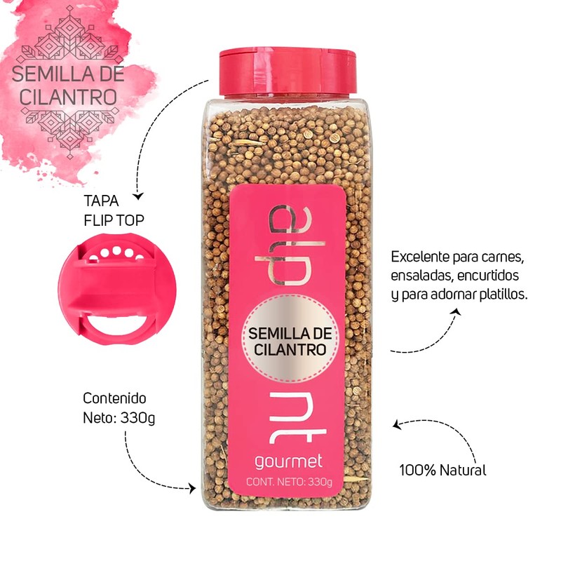 ALPONT GOURMET Semilla de Cilantro, 330 g