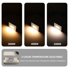 ZestPatio Outdoor Step Lights (D Style White, 1)