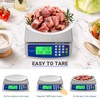 RUJIXU Large Digital Kitchen Scale 30KG Commercial Food Scale 66LB